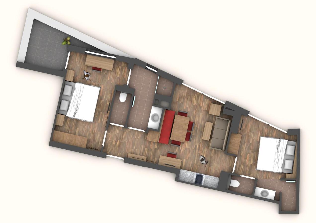 Apartmán Haus Raetia Serfaus Pokoj fotografie
