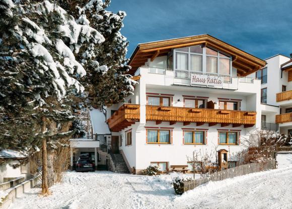 Apartmán Haus Raetia Serfaus Exteriér fotografie